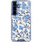 Blue Cherry Blossoms by Cat Coq Galaxy S25 Clear Case